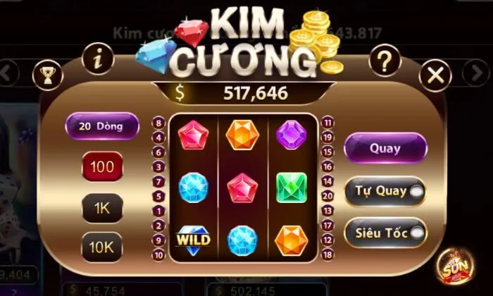 Kim Cương Sunwin Trải nghiệm chơi cá cược Kim Cương tại cổng game Sunwin
