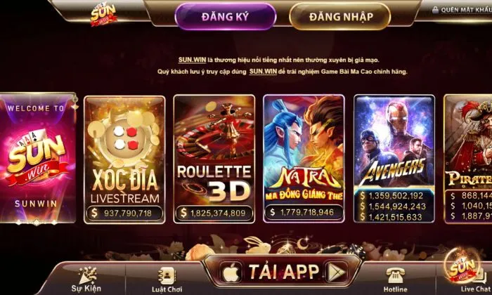 Truy cập vào Roulette 3D Sunwin